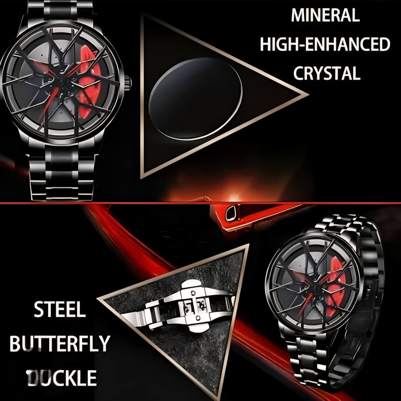 Rotating Wheel Dial High Quality Watch