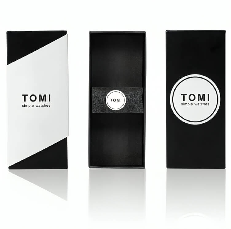 TOMI Pure Lather Strap Waterproof Men's Watch (T-093)