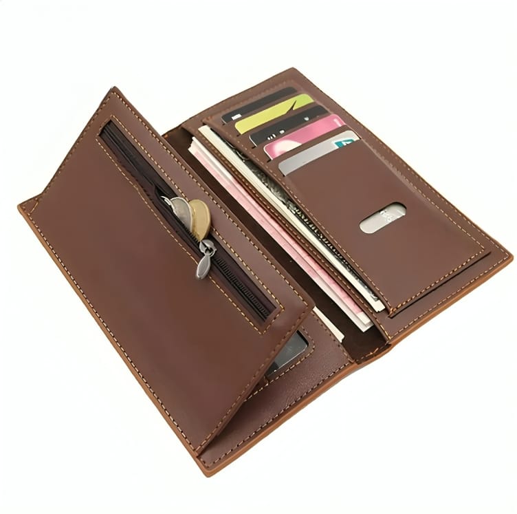 Long & Slim Wallet for Men-Purse for Men