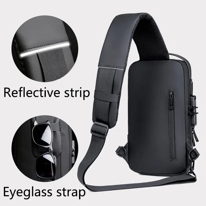 New Fashion-Theft Sling Shoulder Bag With Password Lock