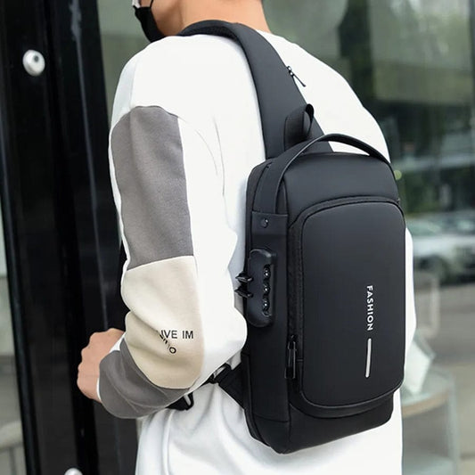 New Fashion-Theft Sling Shoulder Bag With Password Lock