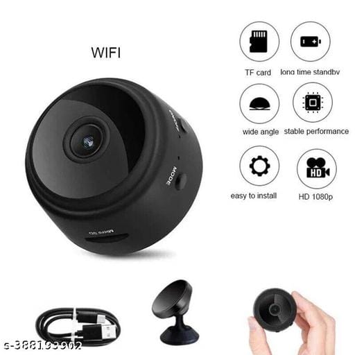 A9 Mini Wi-Fi Camera – 1080P HD Wireless Security Camera with Night Vision, Motion Detection