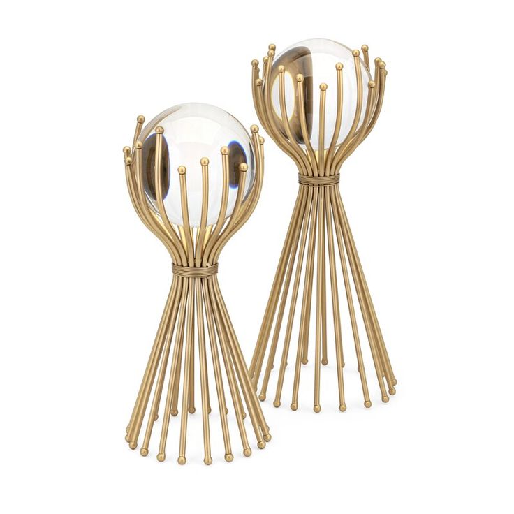 Luxury Crystal Ball- Metal Nest Tower