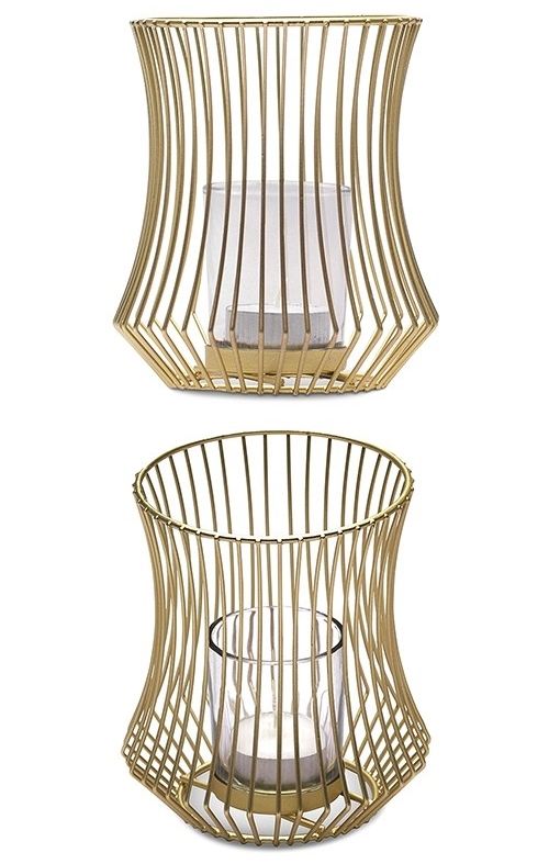 Premium Metal planter with realistic artificial plant