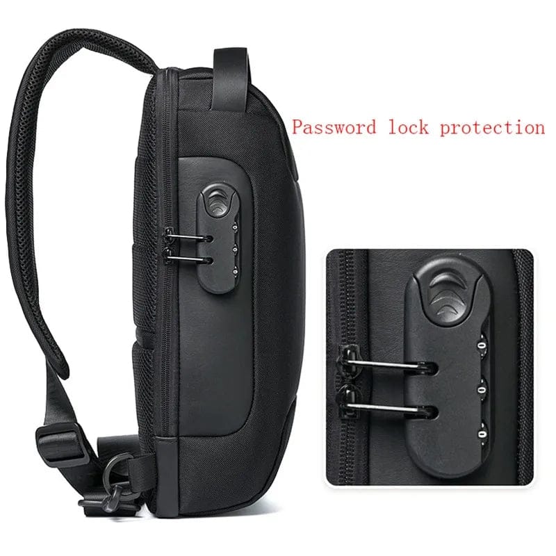 New Fashion-Theft Sling Shoulder Bag With Password Lock