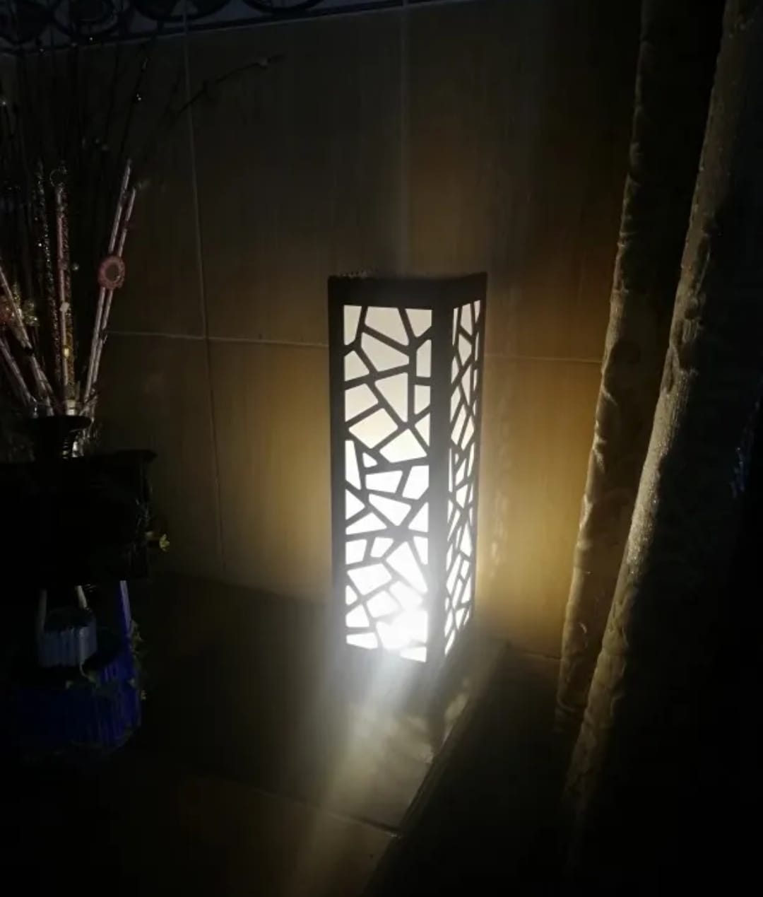 3D Wooden LED Lamp-Table & Hanging Lamp Style