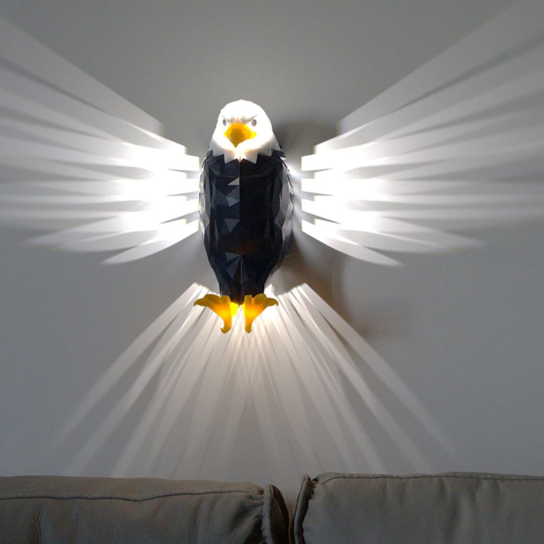 3D Eagle Wall Light