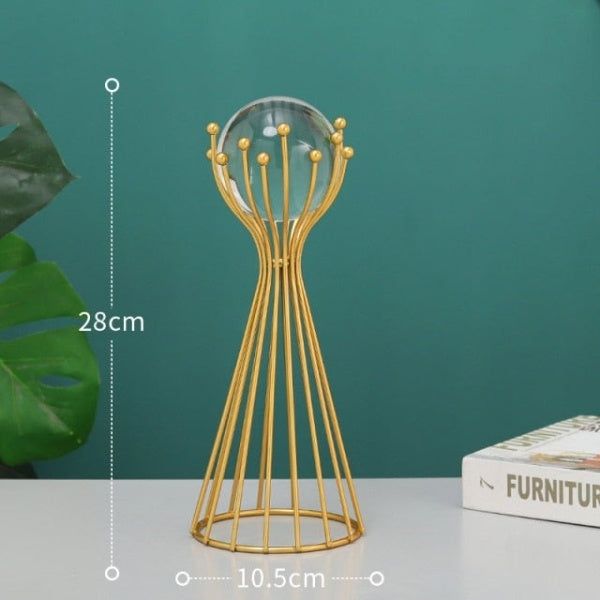 Luxury Crystal Ball- Metal Nest Tower