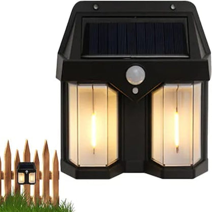 Premium Quality Double LED Bulb Solar Wall Light.