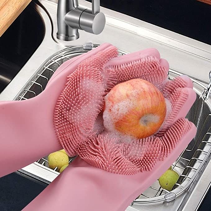 High Quality Silicone Dishwashing Gloves