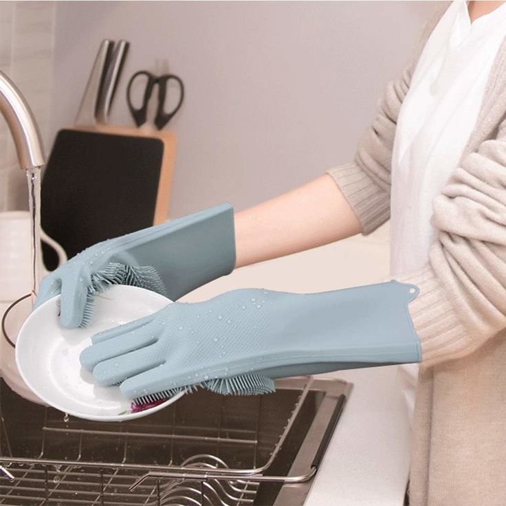 High Quality Silicone Dishwashing Gloves