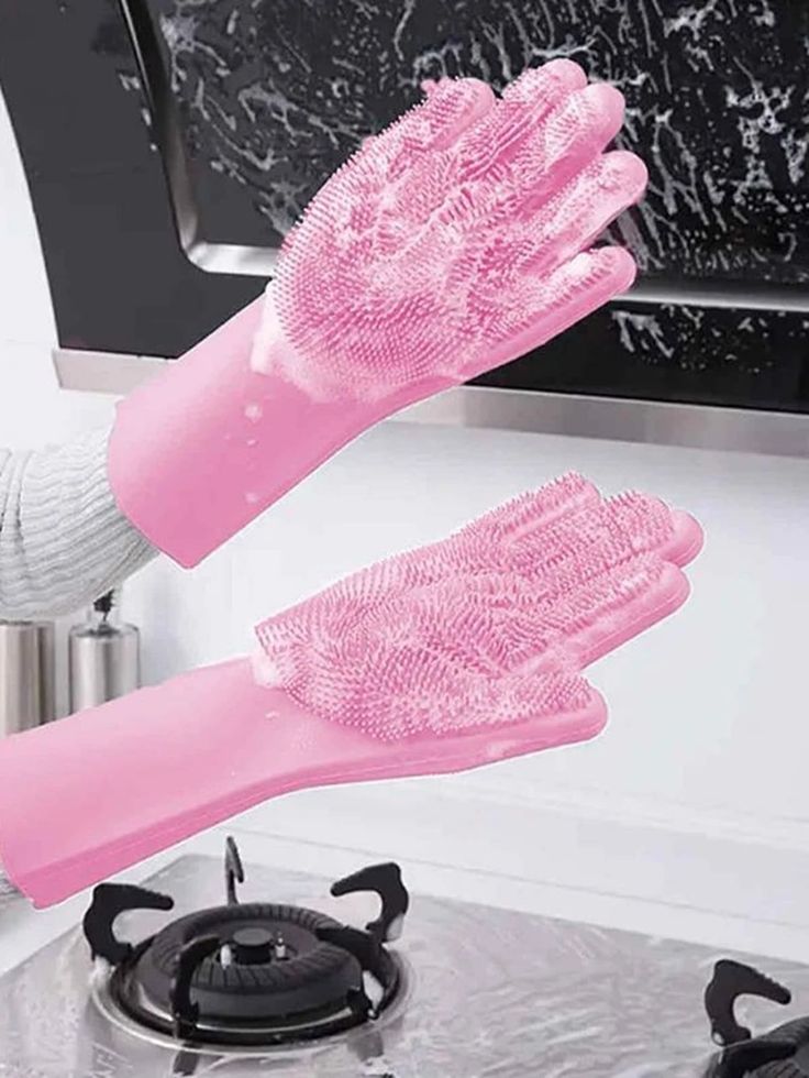 High Quality Silicone Dishwashing Gloves