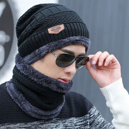 Premium wool Quality-Neck Warmer+Cap Winter Combo