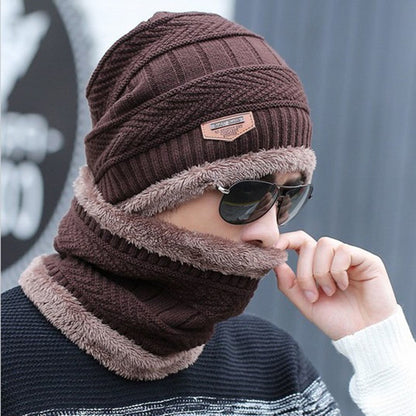 Premium wool Quality-Neck Warmer+Cap Winter Combo