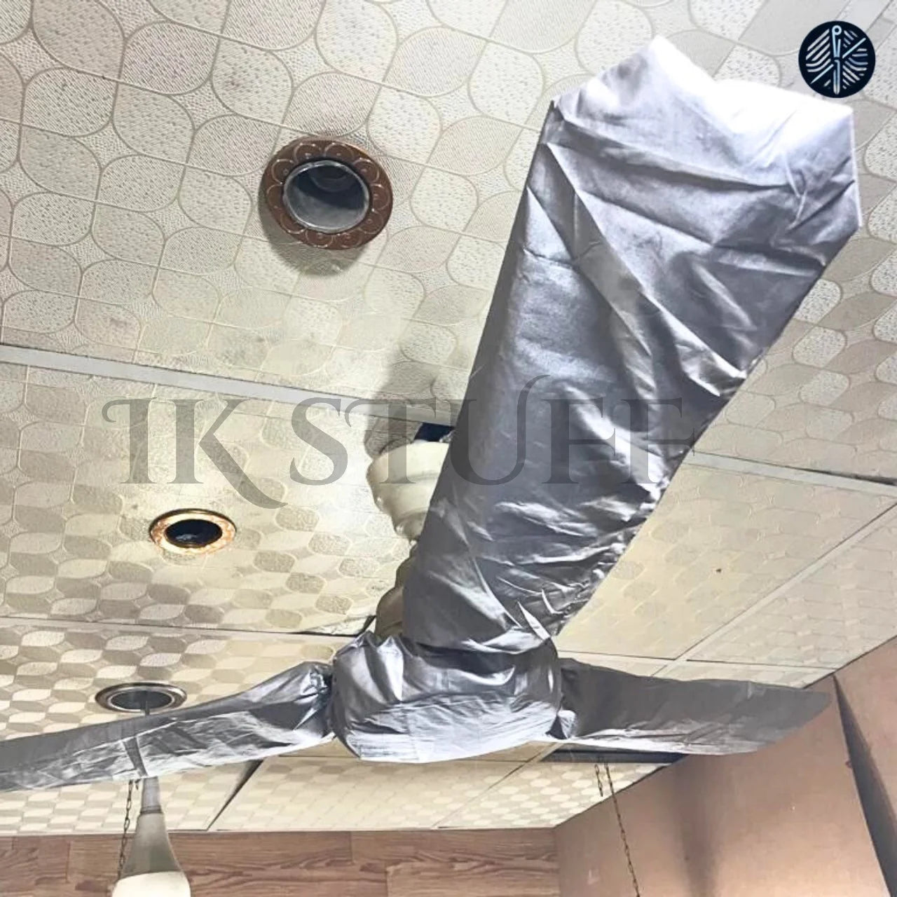 Three Blades Celling Fan Fabric Cover with Motor-Waterproof & Dustproof