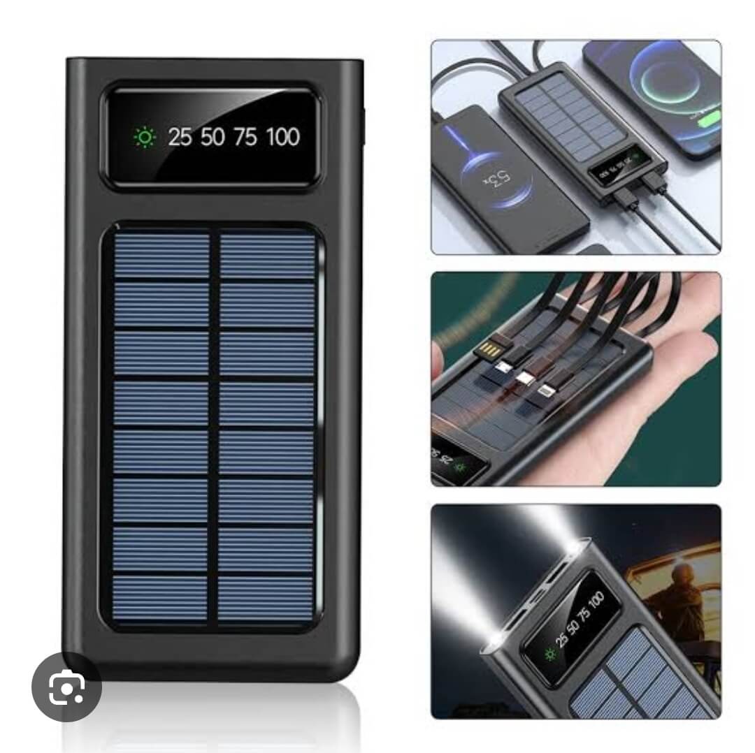 Premium Quality Solar Power Bank,20000 mAh.Fast Charging