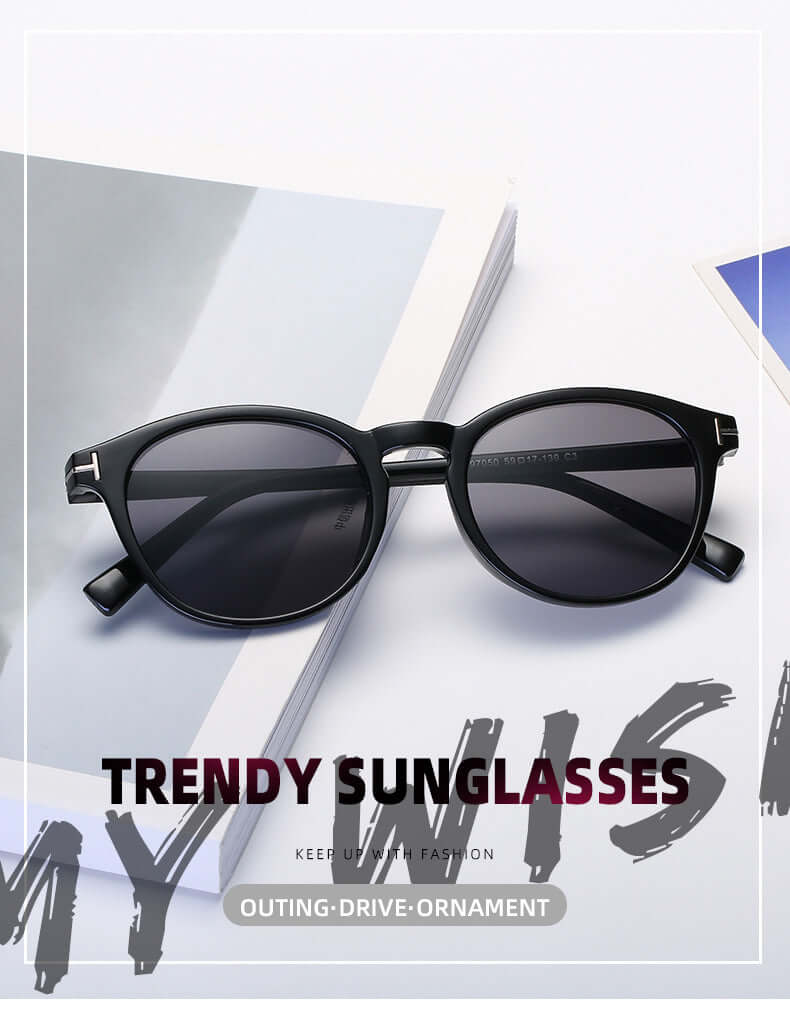 Round vintage Sunglasses-High Quality