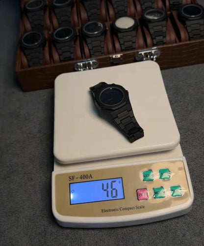 Black Arabic Aura Watch-100% Original (Stainless Steel)