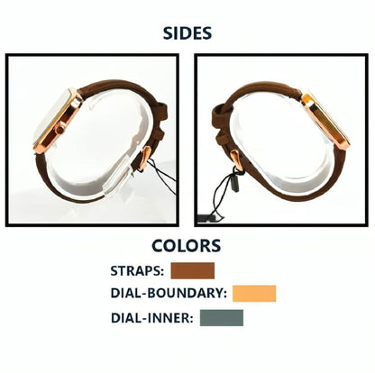 TOMI Pure Lather Strap Waterproof Men's Watch (T-093)