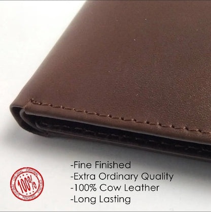 Pure cow Leather Wallet for Men's