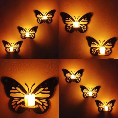 wooden Quality Butterfly Wall Shelf