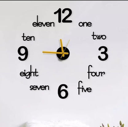 🕰 Wooden Wall Clock – Elegant & Timeless Design