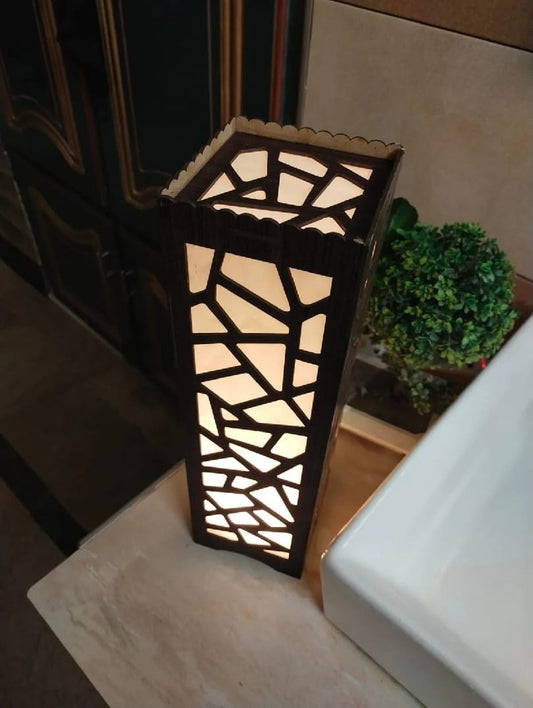 3D Wooden LED Lamp-Table & Hanging Lamp Style