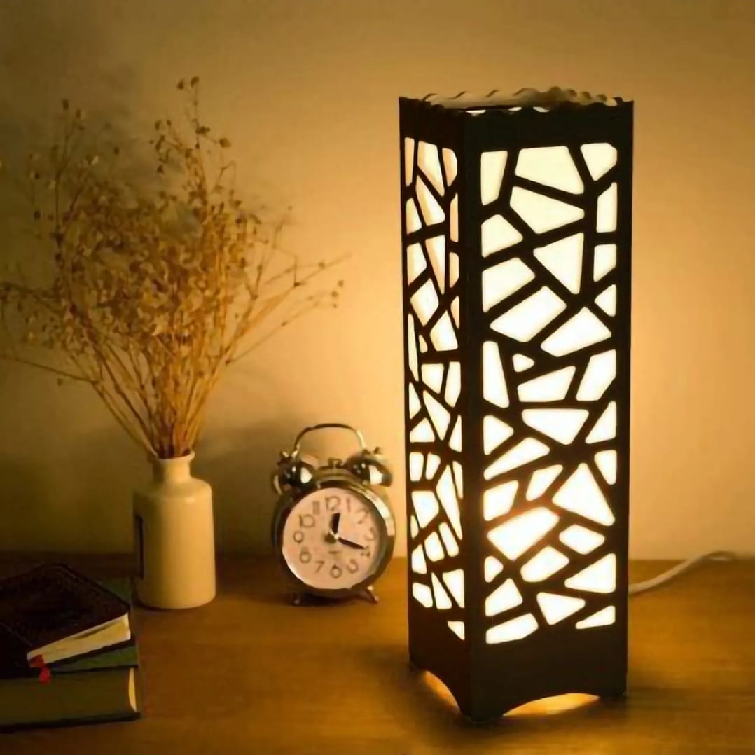 3D Wooden LED Lamp-Table & Hanging Lamp Style
