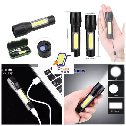 Mini Metal Body Multi Torch Light