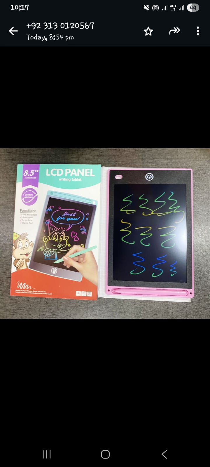 Premium Quality Kids Paperless Electric Cell Operate Writing Tablet