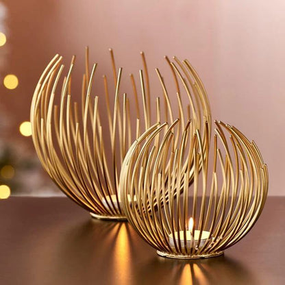 Crown Wrap Planter with Faux Plant-Pure Metal