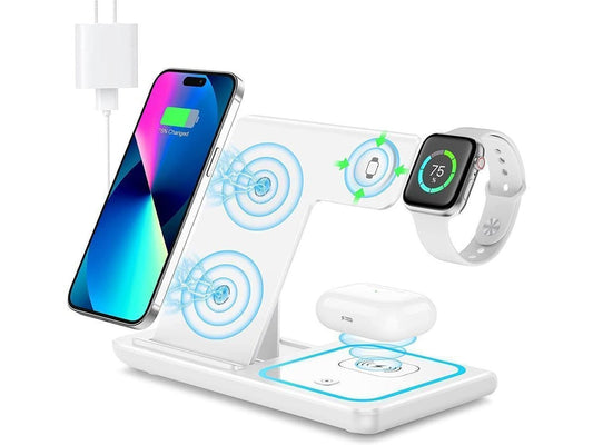 🔋 Premium Quality 3-in-1 Wireless Charger for iPhone