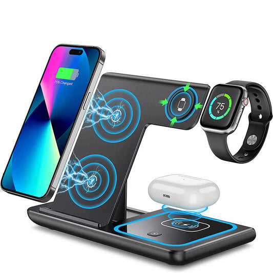 🔋 Premium Quality 3-in-1 Wireless Charger for iPhone