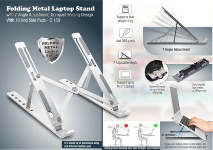 Portable Aluminium Laptop Stand – Premium Quality