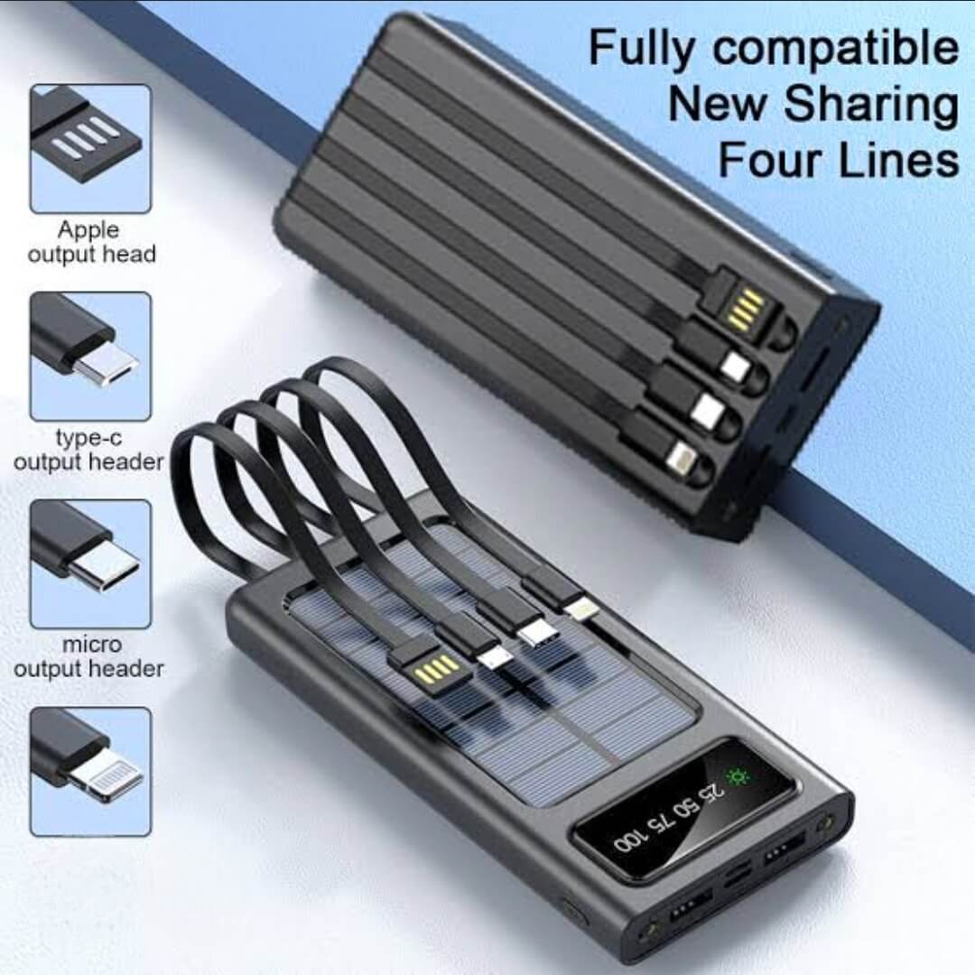 Premium Quality Solar Power Bank,20000 mAh.Fast Charging
