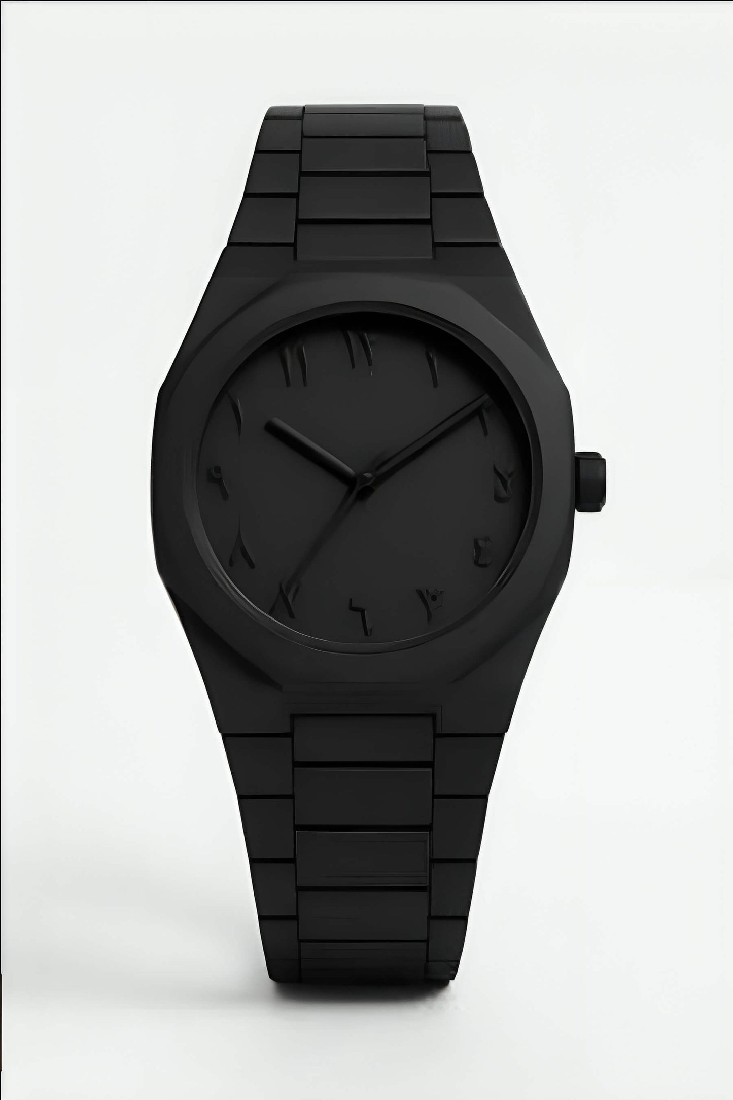 Black Arabic Aura Watch-100% Original (Stainless Steel)