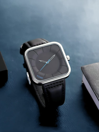 TOMI Pure Lather Strap Waterproof Men's Watch (T-093)