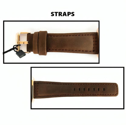 TOMI Pure Lather Strap Waterproof Men's Watch (T-093)