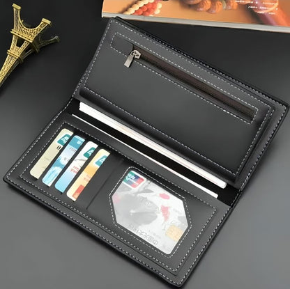 Long & Slim Wallet for Men-Purse for Men