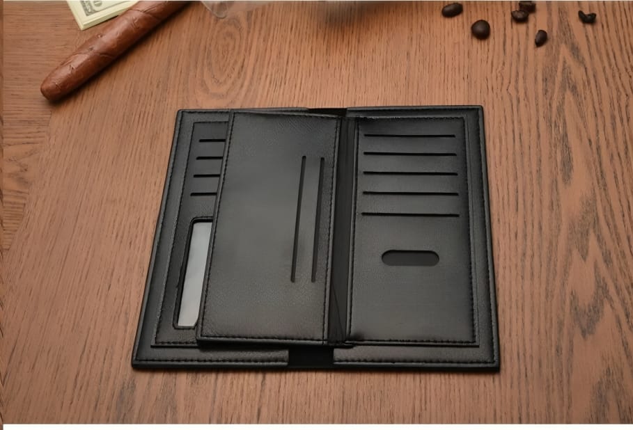 Long & Slim Wallet for Men-Purse for Men