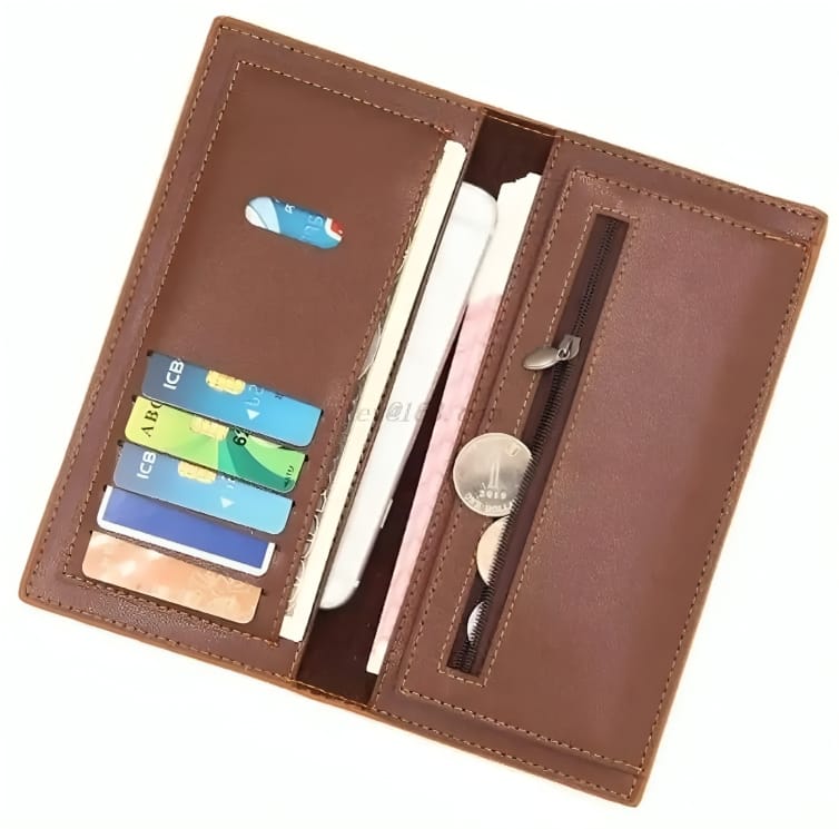 Long & Slim Wallet for Men-Purse for Men