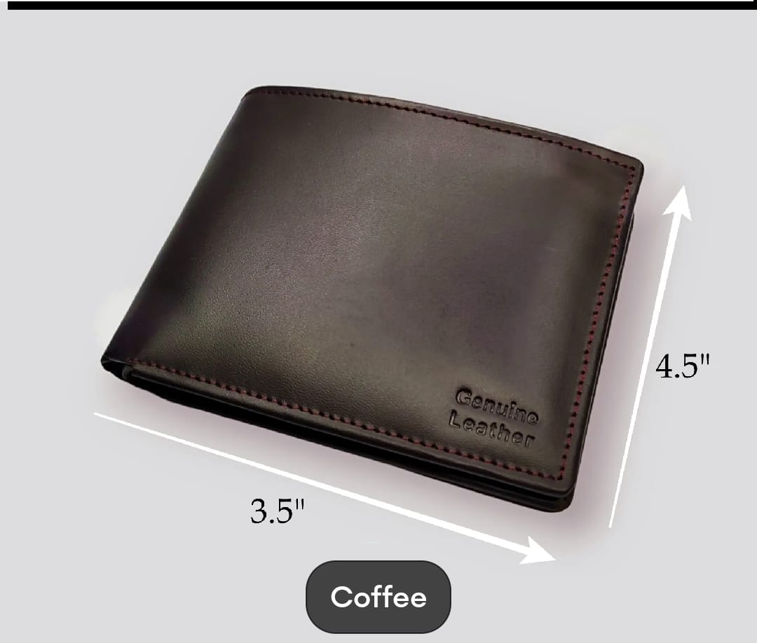 Pure cow Leather Wallet for Men's