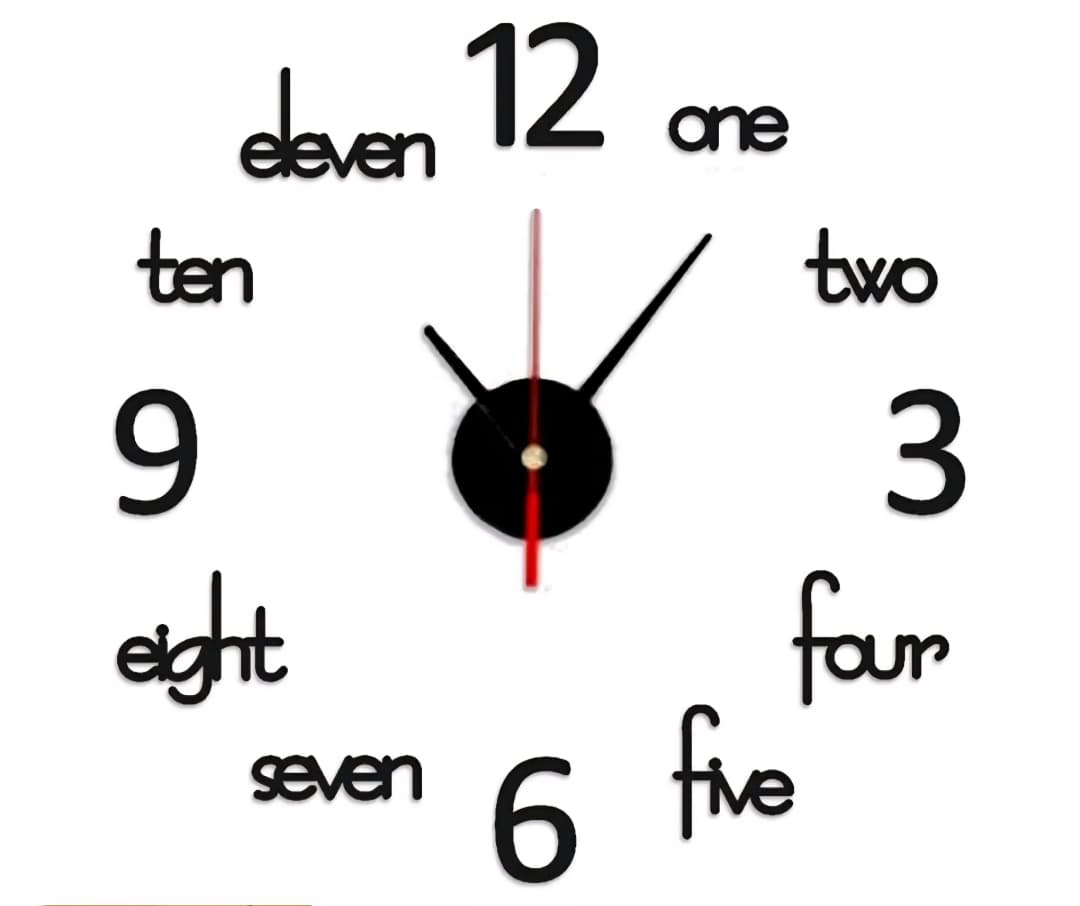 🕰 Wooden Wall Clock – Elegant & Timeless Design