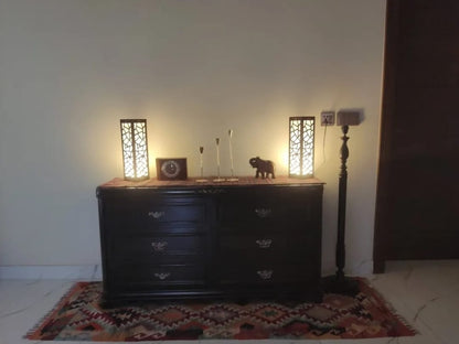 3D Wooden LED Lamp-Table & Hanging Lamp Style