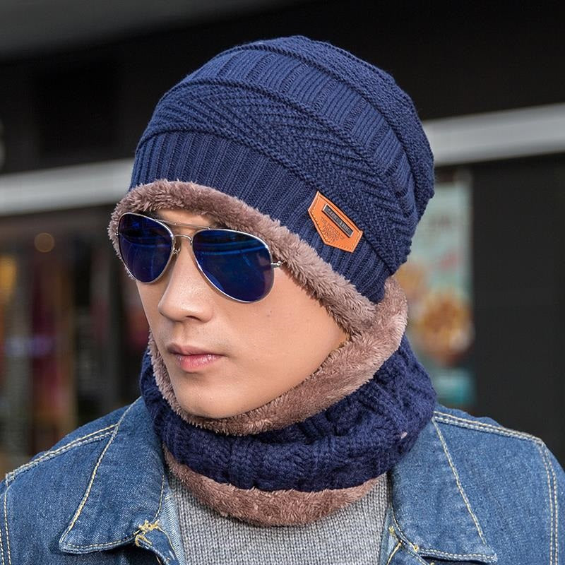 Premium wool Quality-Neck Warmer+Cap Winter Combo
