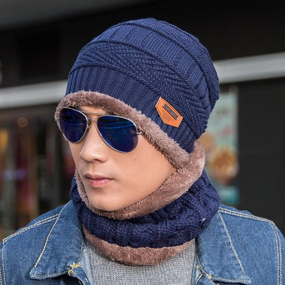 Premium wool Quality-Neck Warmer+Cap Winter Combo