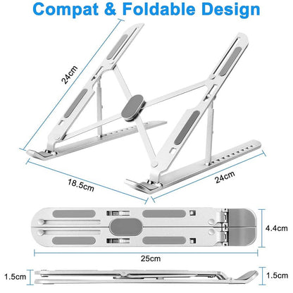 Portable Aluminium Laptop Stand – Premium Quality