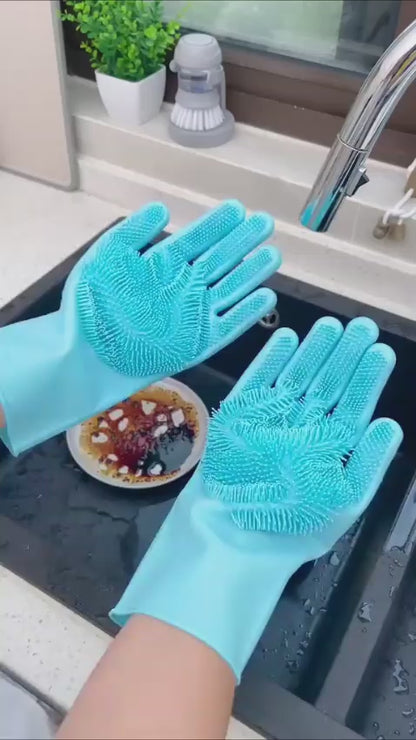 High Quality Silicone Dishwashing Gloves