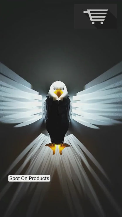3D Eagle Wall Light