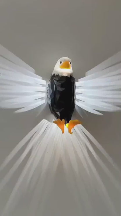 3D Eagle Wall Light